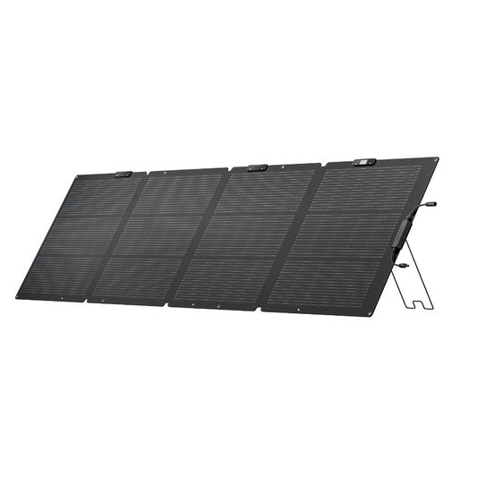 Painel Solar Portátil EcoFlow 220W montada
