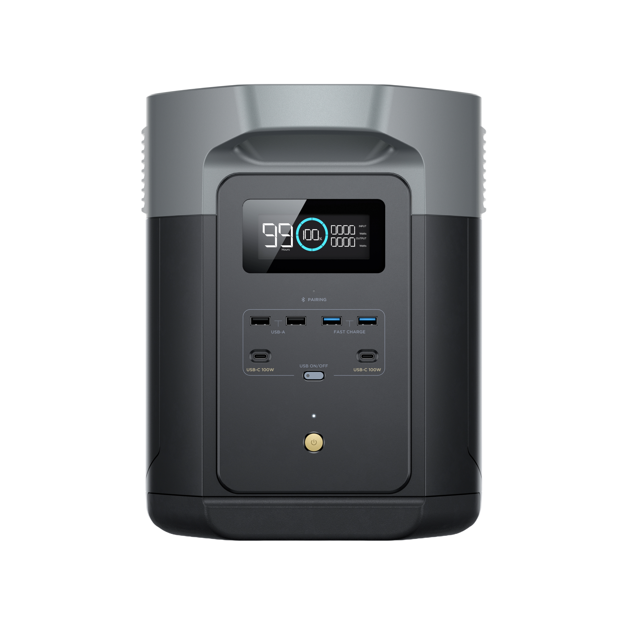 Estação de Energia Portátil EcoFlow DELTA 2 MAX frontal