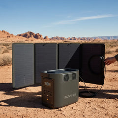 EcoFlow DELTA BLACK (E980) Estação De Energia Portátil 650W / 980Wh