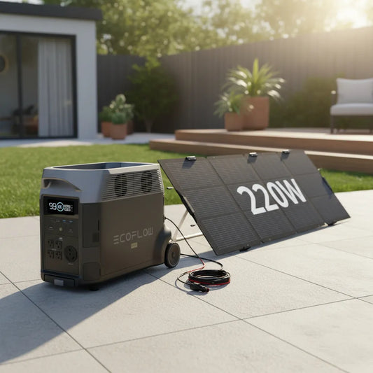 DELTA PRO + Painel Solar 220W Portátil