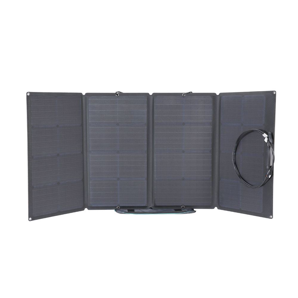 Painel Solar Portátil Ecoflow 160W articulado