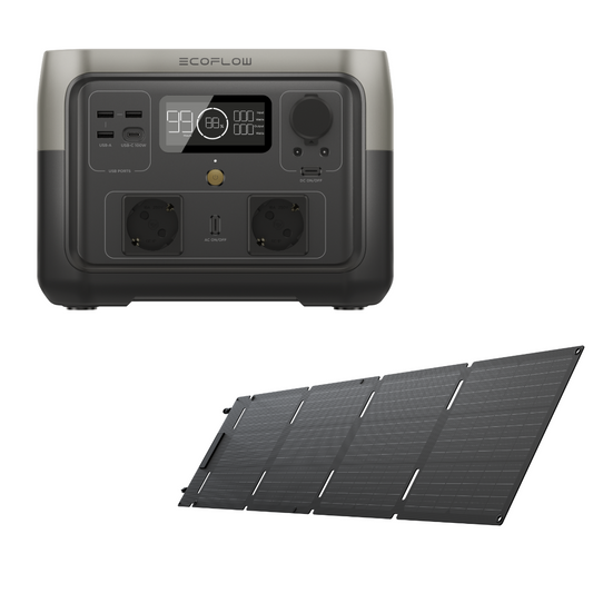 River 2 Max + Painel Solar 60W