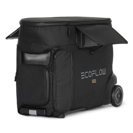 Bolsa preta porta Ecoflow Pro