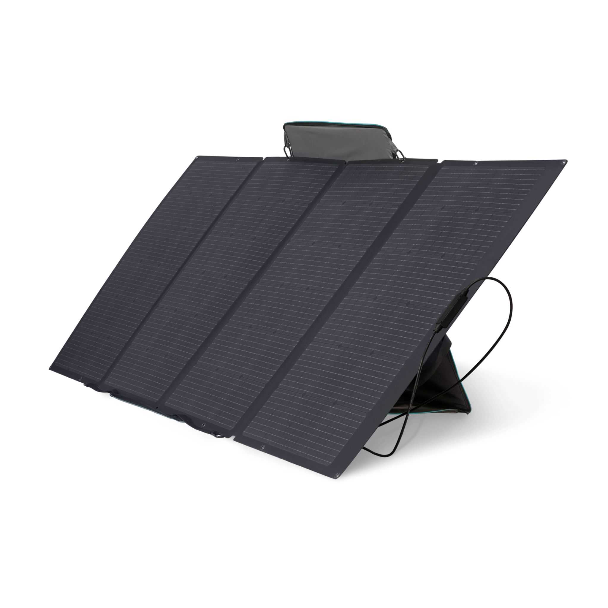 Painel Solar Portátil EcoFlow 400W montada