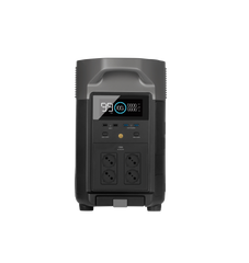 Estação de Energia Portátil EcoFlow DELTA PRO frontal conectores