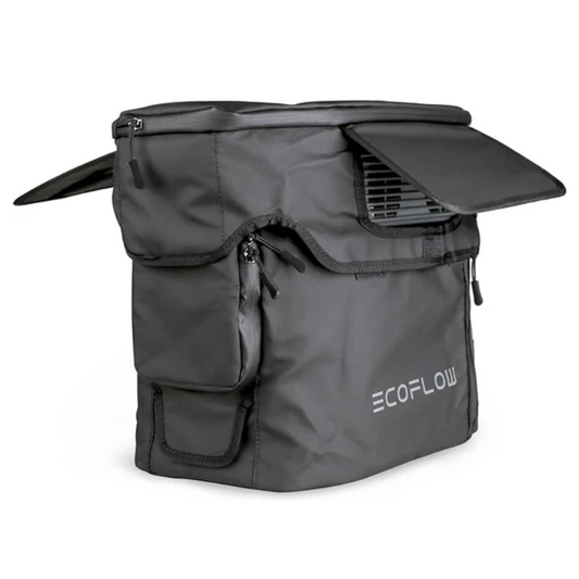 Bolsa preta porta Ecoflow Delta 2
