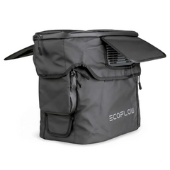 Bolsa preta porta Ecoflow Delta 2