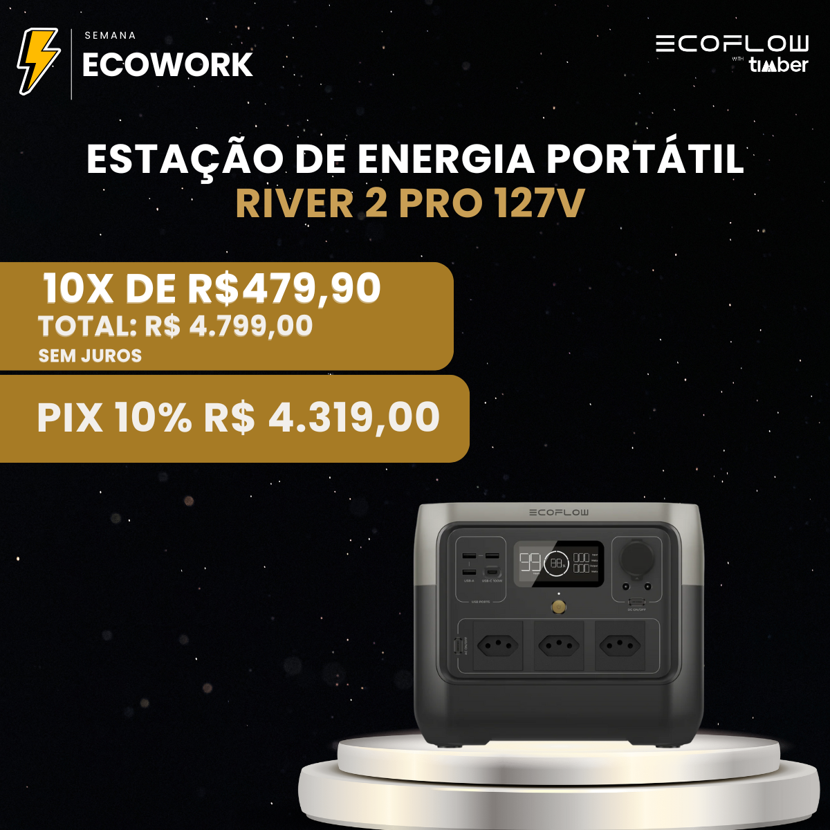 EcoFlow | Timber - Power Station RIVER 2 Pro – ECOFLOW | TIMBER