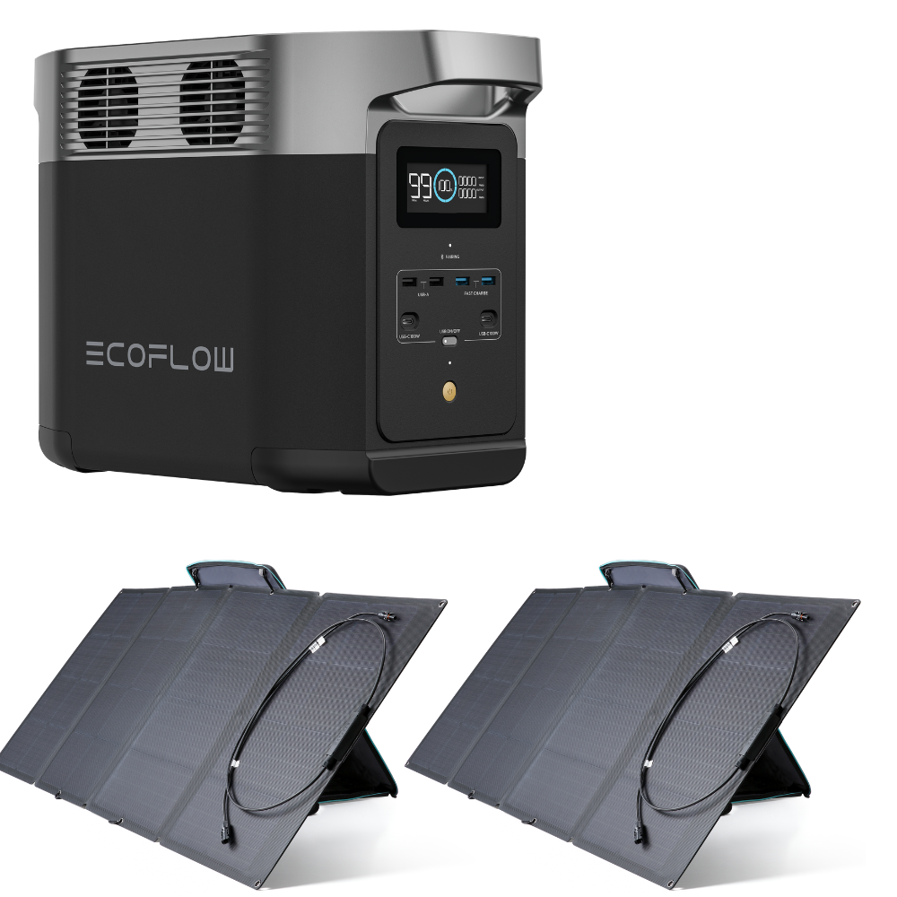 EcoFlow Delta 2 - Estação de Energia Portátil 2400W / 1024Wh