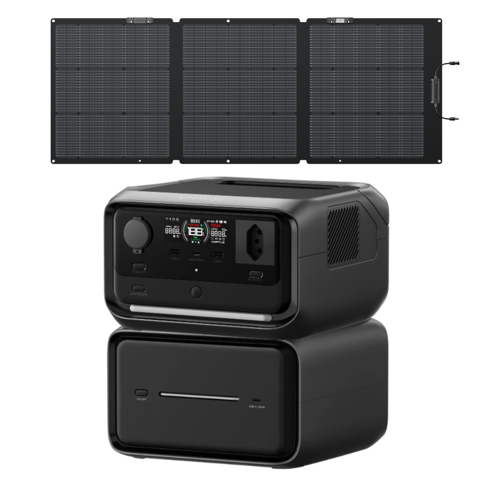 EcoFlow River 3 Max PLUS - Estação De Energia Portátil 600W / 858Wh