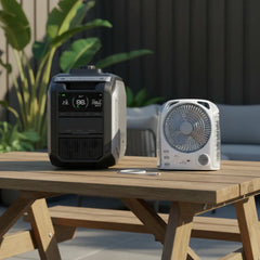 Gerador Inteligente EcoFlow 3000W (Combustível Duplo) + Ventilador Brinde