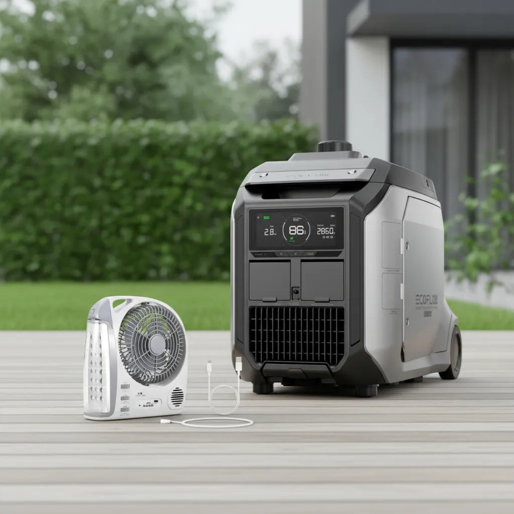 Gerador Inteligente EcoFlow 4000W (Combustível Duplo)