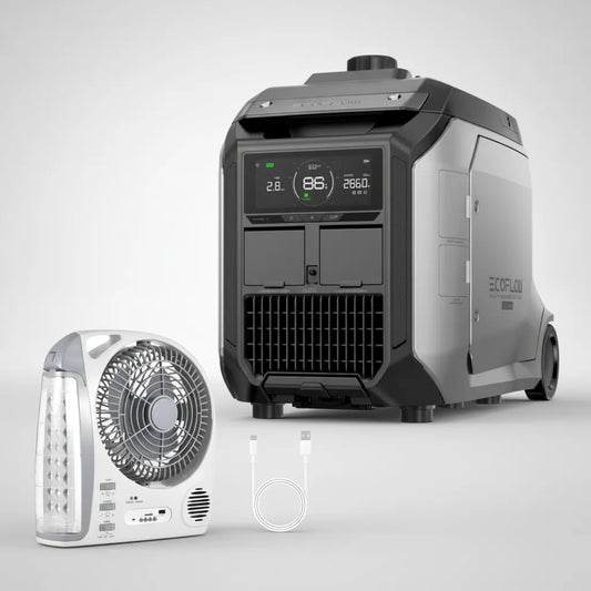 Gerador Inteligente EcoFlow 4000W (Combustível Duplo)