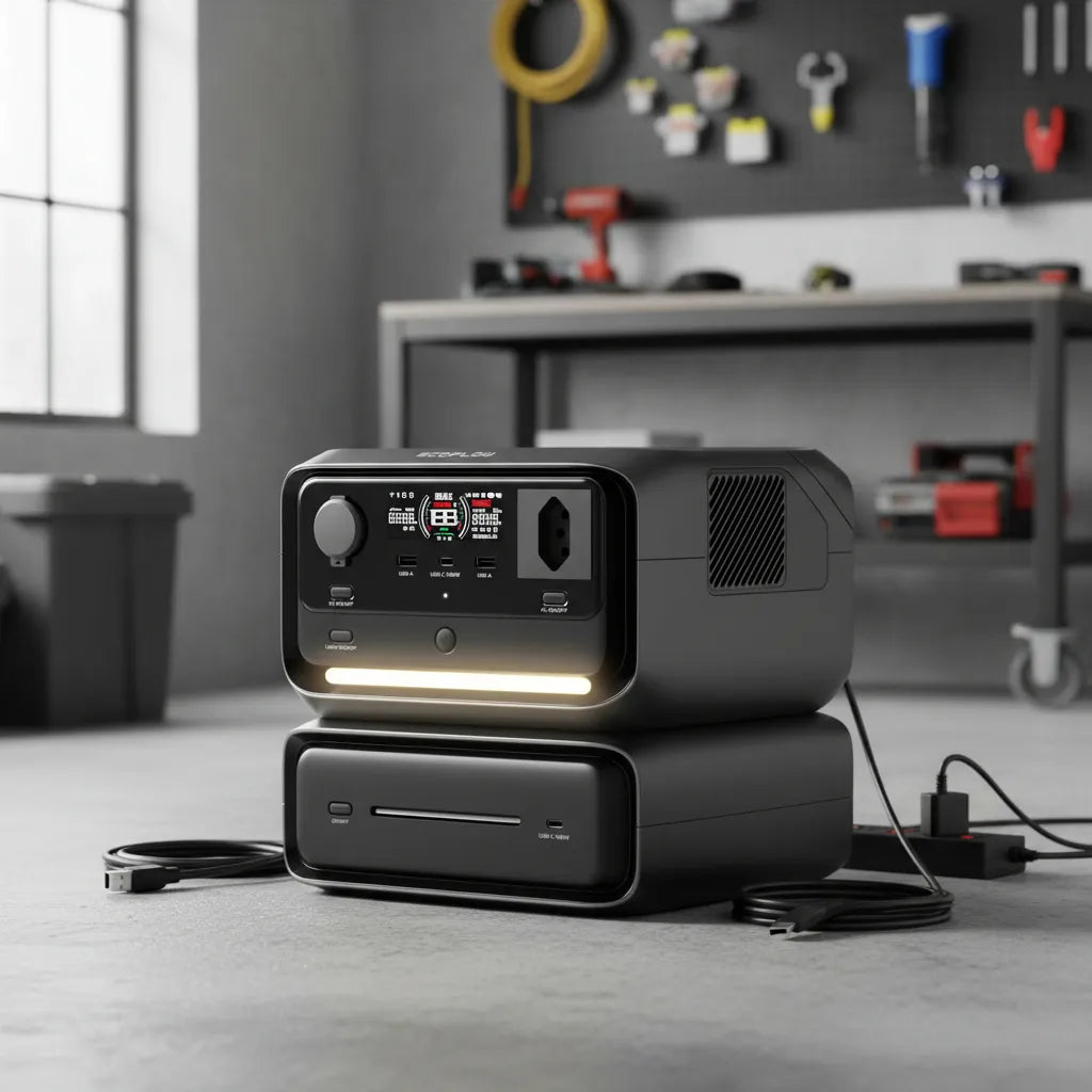 EcoFlow River 3 Max - Estação De Energia Portátil 600W / 572Wh