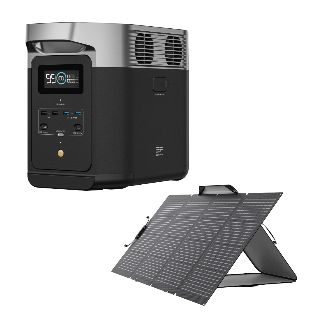 DELTA 2 + Painel Solar 220W Portátil