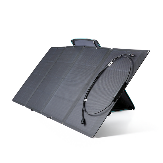 Painel Solar Portátil Ecoflow 160W montado