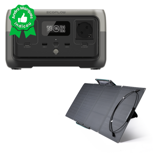 River 2 + Painel Solar 110W