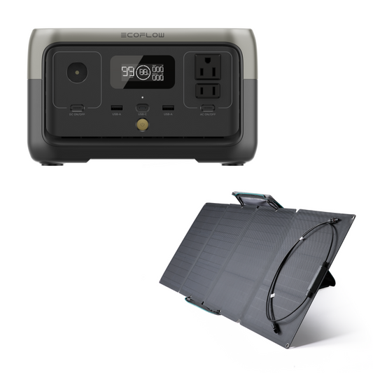 RIVER 2 e Painel Solar Portátil 110W