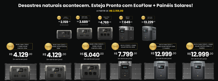 banner ecoflow promocional desastres naturais 