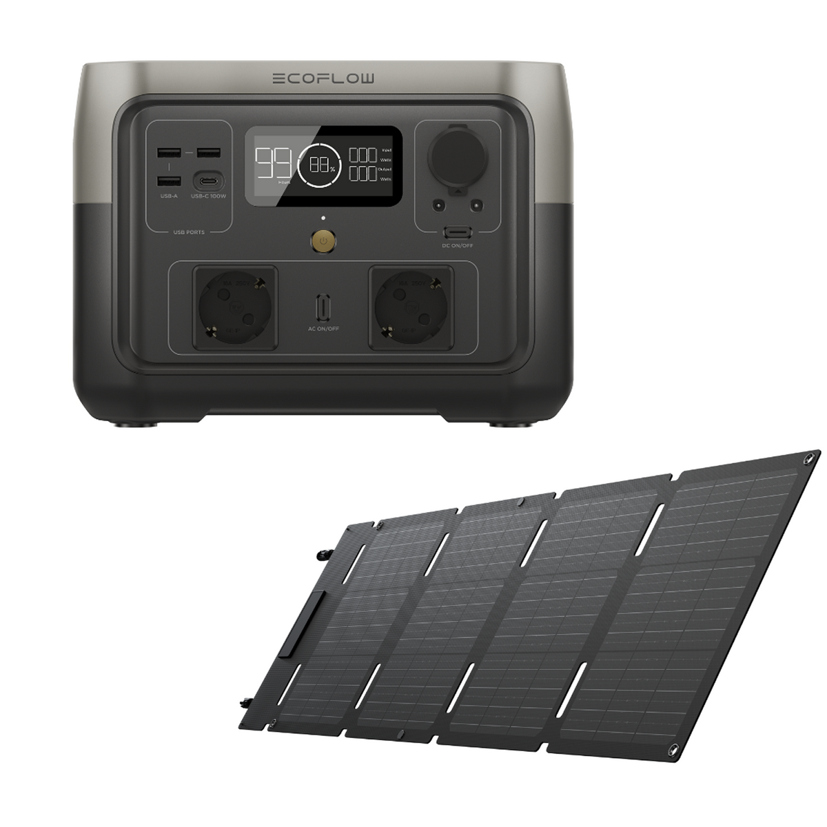 River 2 Max + Painel 45w