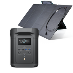 EcoFlow DELTA BLACK (E980) - Estação De Energia Portátil 650W / 980Wh