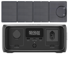 EcoFlow River 3 PLUS + Painel de 110W - Estação De Energia Portátil 600W